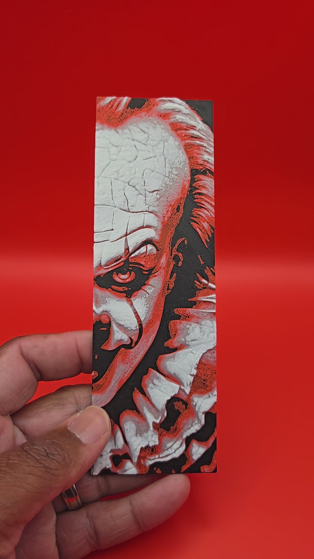 Pennywise 3D Printed IT Bookmark