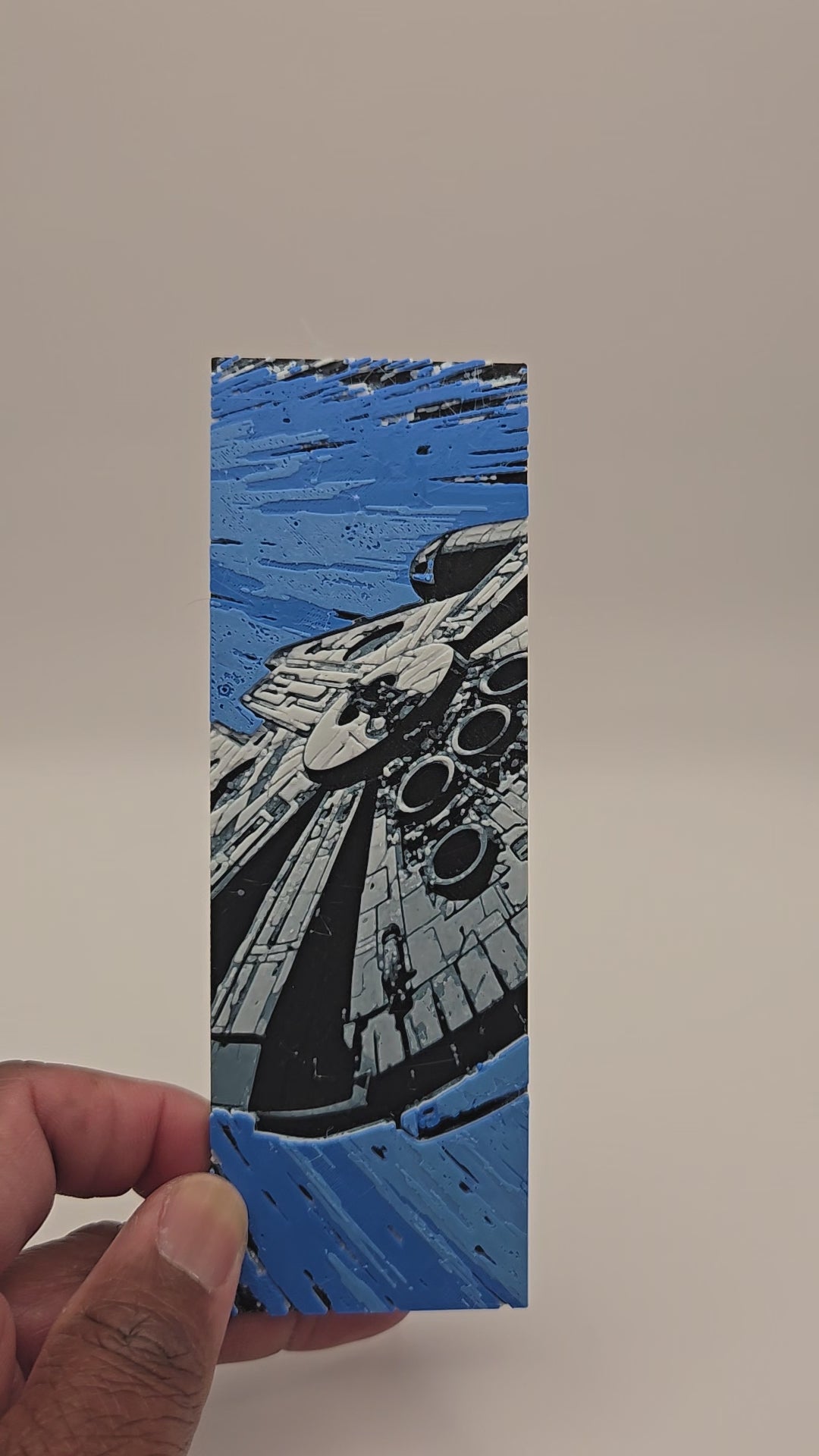 Millennium Falcon 3D Printed Star Wars Bookmark