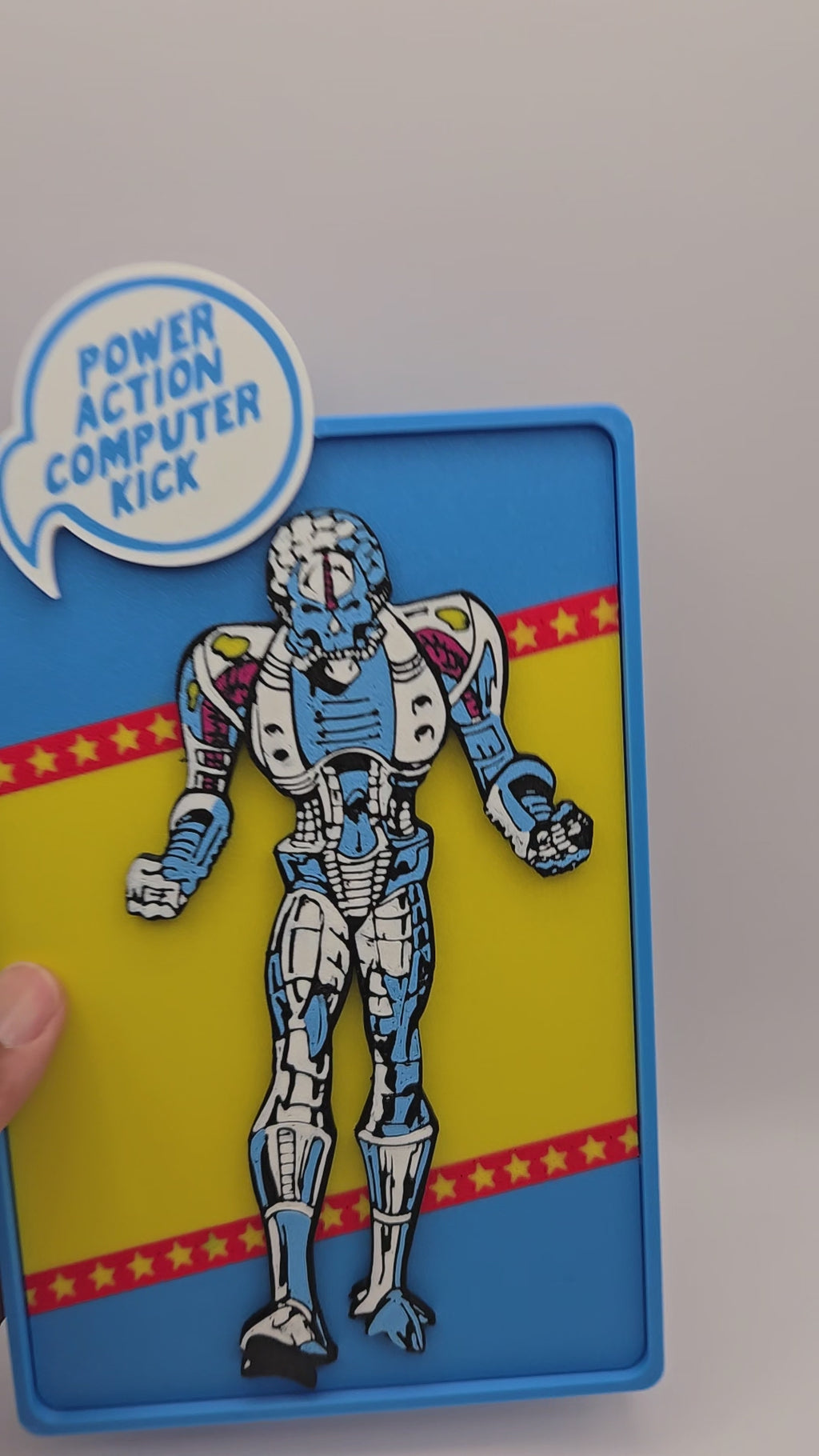 Brainiac Comic Corner Box – 3D Printed DC Comics Wall Art