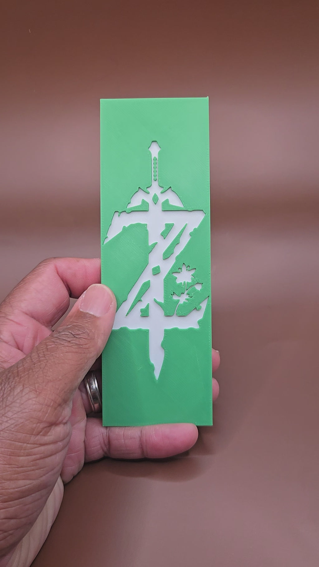 Legend of Zelda 3D Printed Bookmark