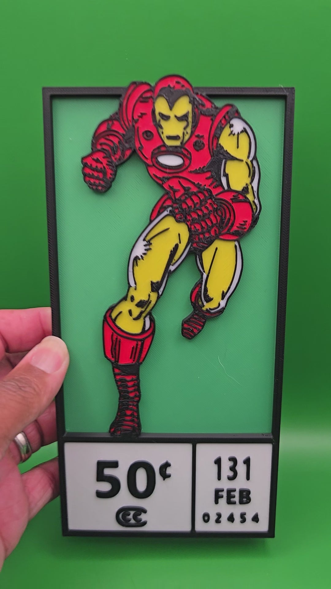 Iron Man Comic Corner Box
