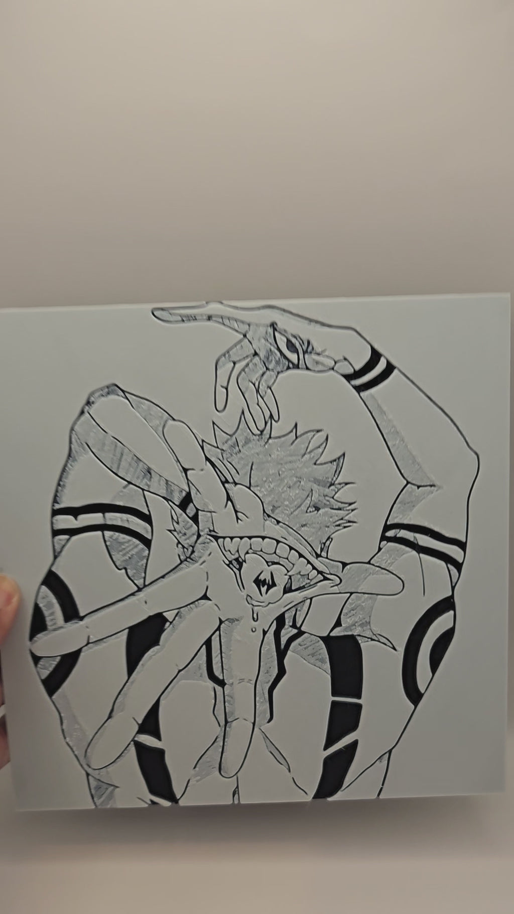 Sukuna Jujutsu Kaisen Hueforge Art