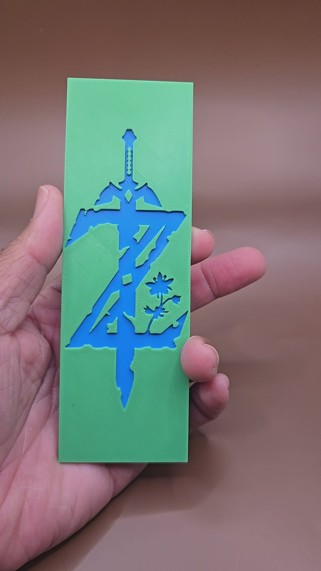 Legend of Zelda 3D Printed Bookmark