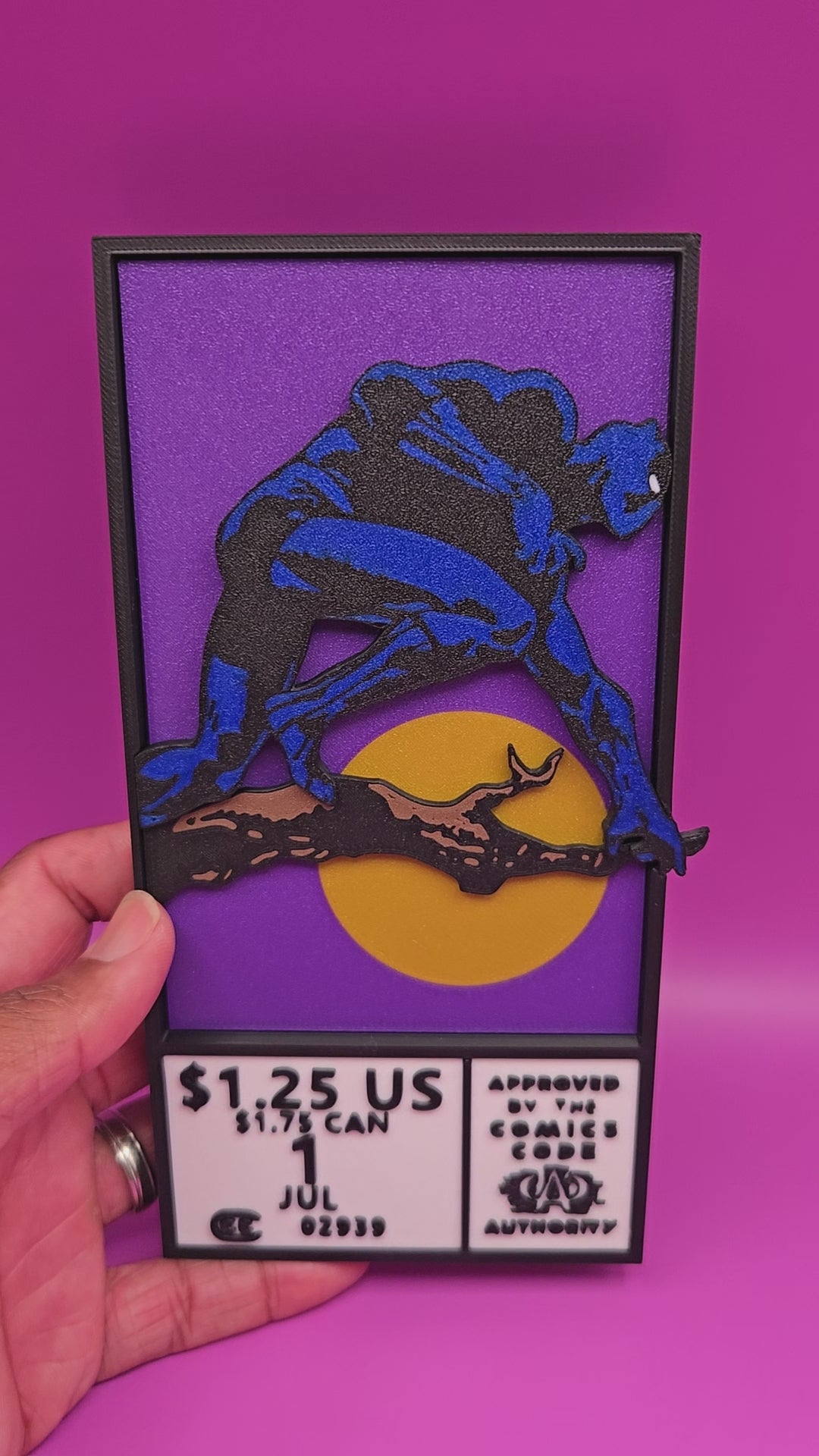 Black Panther Comic Book Corner Box