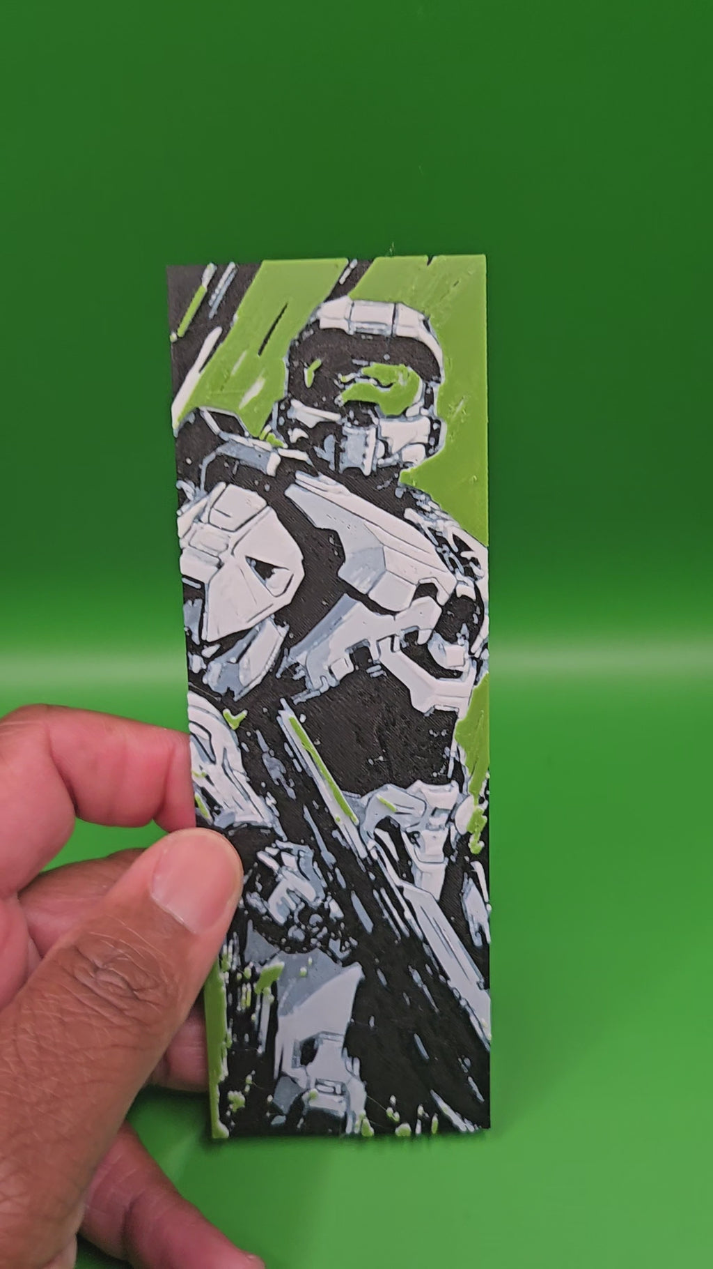 Halo Master Chief 3D Printed Bookmark