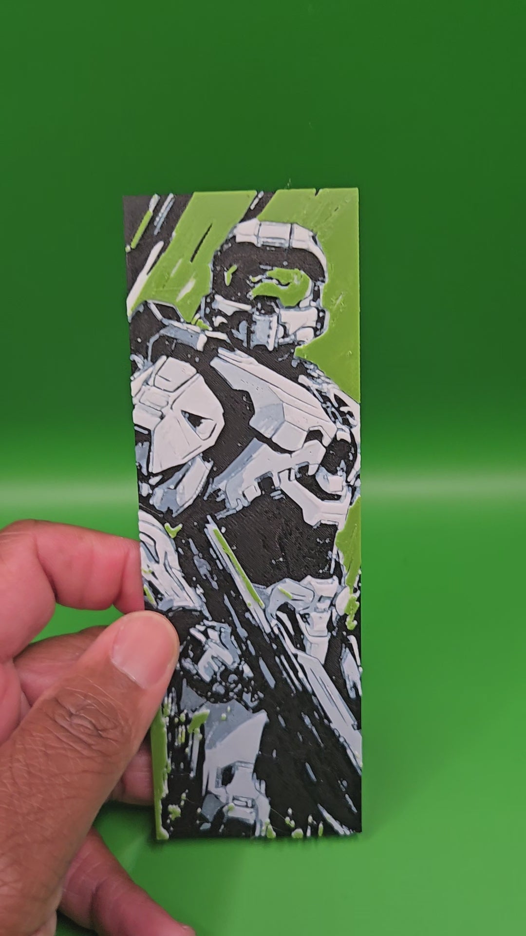 Halo Master Chief 3D Printed Bookmark