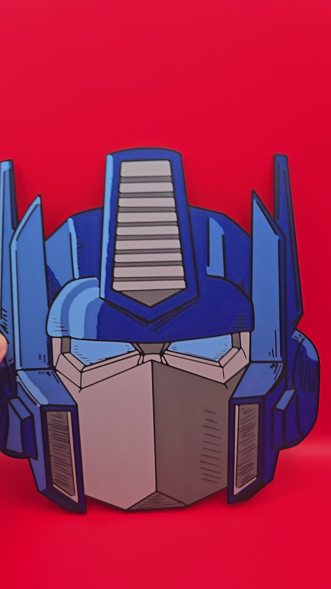 Optimus Prime Giant Head Wall Art | 3D Printed Transformers